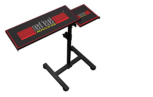 Next Level Racing Free Standing Keyboard And Mouse Stand, An Additional Stand For Keyboard And Mouse, Nero