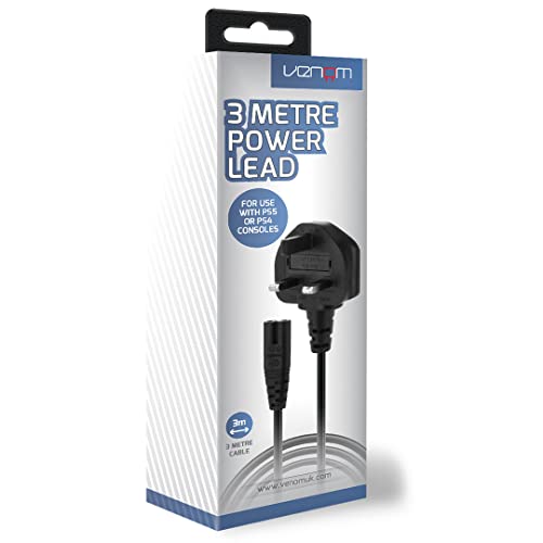 Venom 3 Metre Replacement Power Cable (Ps5 / Ps4)