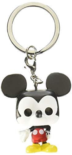 Funko Pop! Keychain: Disney - Mickey Mouse - Disney Standard Characters - Mini Figura In Vinile Da Collezione Novità Portachiavi - Riempitivi Per Calz
