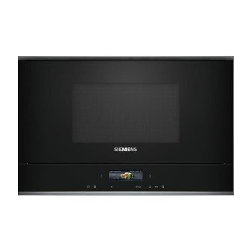Siemens Bf722R1B1 Iq700 Microonde Da Incasso, Nero, Cookcontrol7 – Programmi Automatici, Humidclean Plus – Pulizia Degli Interni, Cookcontrol Plus – P