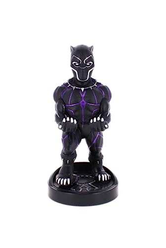 Cable Guys - Marvel Comics Black Panther Gaming Accessories Holder & Phone Holder For Most Controller (Xbox, Play Station, Nintendo Switch) & Phone