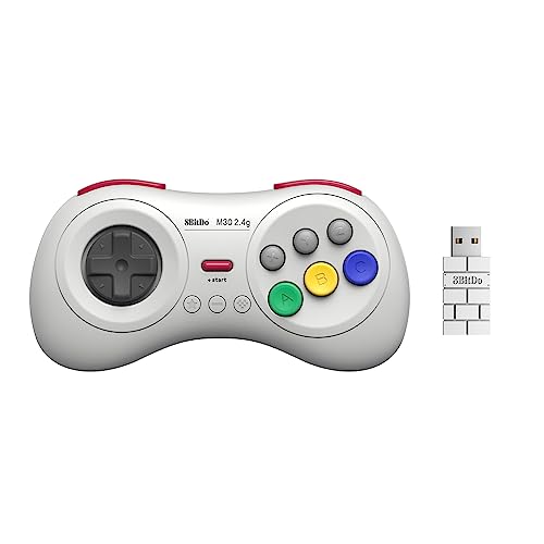 8Bitdo M30 2.4G Wireless Gamepad For Sega Mega Drive Mini And Switch With 6-Button