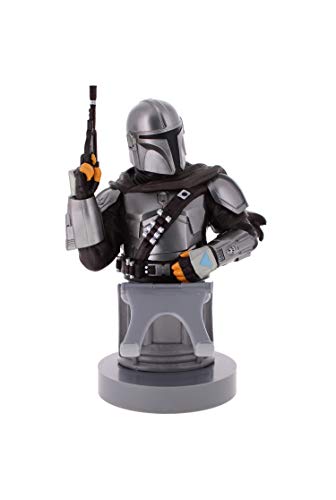 Cable Guys - Star Wars The Mandalorian Gaming Accessories Holder & Phone Holder For Most Controller (Xbox, Play Station, Nintendo Switch) & Phone
