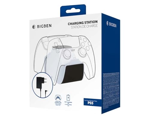 Bigben Base Ricarica Ac Adaptor Per 2 Controller Dualsense Playstation 5