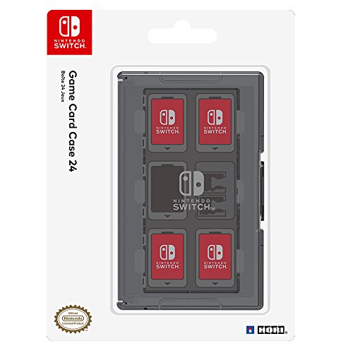 Hori Card Case - Porta Cartucce 24 Giochi (Nero) Per Nintendo Switch - Licenza Ufficiale Nintendo