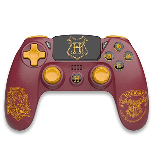 Freaks And Geeks Wizarding World Harry Potter 140119 Wireless Bluetooth Controller For Playstation Ps4, Gryffindor, Red