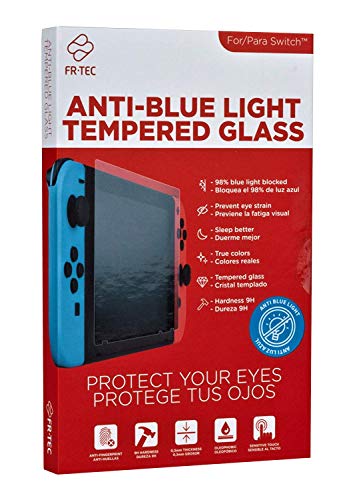 Frtec - Vetro Temperato Filtro Anti Luce Blu Compatibile Con Nintendo Switch