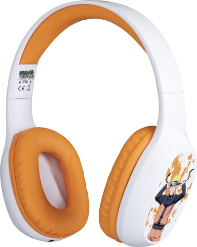 Konix Cuffie Wireless Naruto Shippuden Bluetooth 5.3 Per Smartphone E Tablet - 30 Ore Di Durata Della Batteria - Cavo Jack Da 3,5 Mm - Modello Naruto