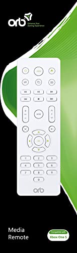 Media Remote White - Compatible With Xbox One S