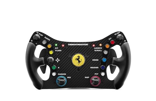 Thrustmaster Ferrari 488 Gt3 Wheel Add-On, Volante Racing, Pc, Ps5, Ps4, Xbox Series X|S, Xbox One, Su Licenza Ufficiale Ferrari