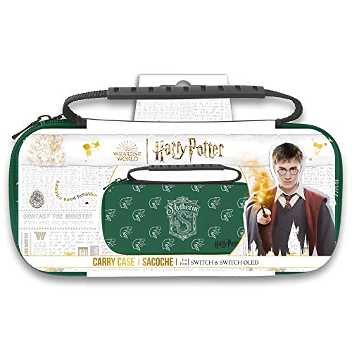Freaks And Geeks Wizarding World Harry Potter 299253B Slim Case For Nintendo Switch, Slytherin, Green
