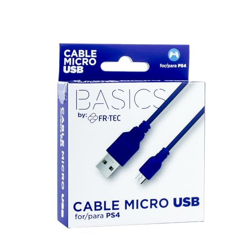 Frtec - Cavo Di Ricarica Per Controller, Compatibile Playstation 4, Micro Usb A Usb