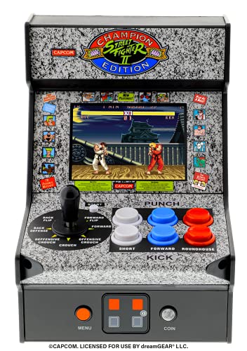 My Arcade 7.5"" Collectible Street Fighter Ii Champion Edition Micro Player (Premium Edition)