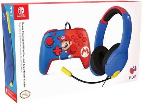 Pdp Gaming Officially Licensed Mario Bundle For Switch Works With Switch Oled & Lite