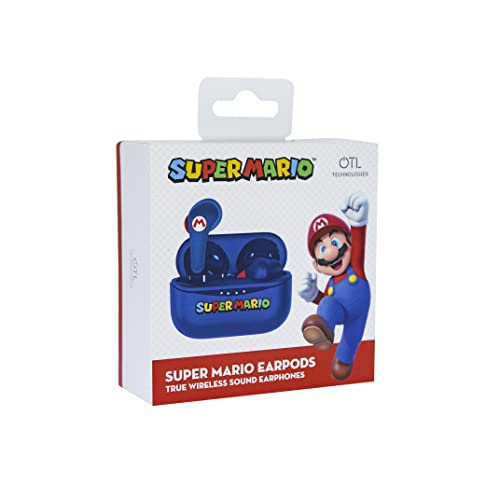 Super Mario (Blue) Earpods Otl - - Not Machine Specific