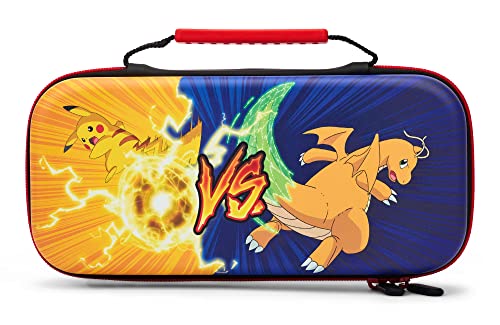 Custodia Di Protezione Powera Per Nintendo Switch - Modello Oled, Nintendo Switch E Nintendo Switch Lite - Pokémon: Pikachu Vs. Dragonite
