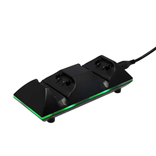 Stazione Di Ricarica Konix Mythics + 2 Batterie Per Controller Xbox One - Fino A 20 Ore Di Durata Della Batteria - Ricarica Rapida - Connessione Usb -