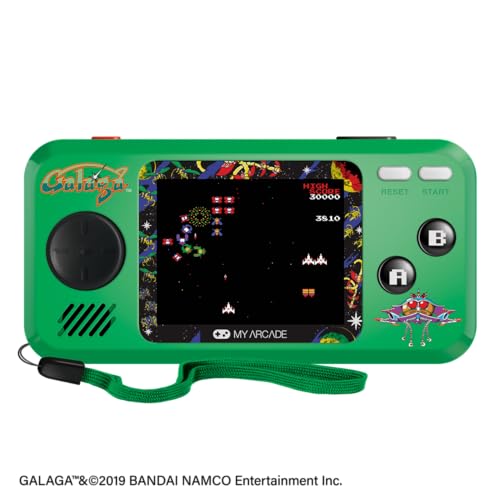 My Arcade 3244 - Lettore Tascabile Galaga, Colore: Verde