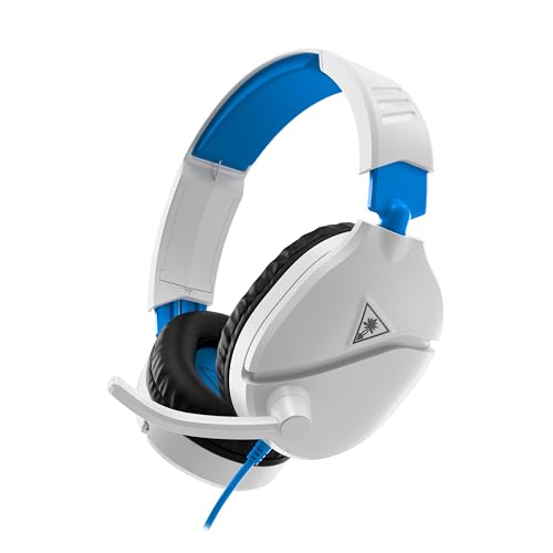Turtle Beach Recon 70P Bianco Cuffie Gaming - Ps5, Ps4, Xbox Series S/X, Xbox One, Nintendo Switch E Pc