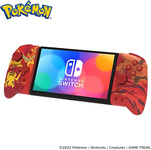 Hori Split Pad Pro (Charizard & Pikachu) - Controller Ergonomico Portatile Per Nintendo Switch E Switch Oled - Licenza Ufficiale Nintendo E The Pokémo