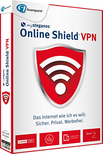 Steganos Online Shield Vpn. Für Windows 8/10/Mac/Android/Ios