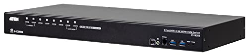 Przeå‚Ä…Cznik 8-Port Usb 3.0 4K Hdmi Kvm Switch