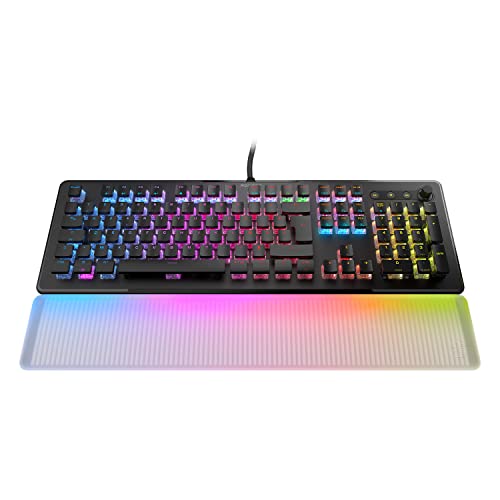 Roccat Vulcan Ii Max Tastiera Da Gioco Ottica E Meccanica Per Pc, Tasti Retroilluminati Rgb Personalizzabili Poggiapolsi, Interruttori Titan Ii, Piast