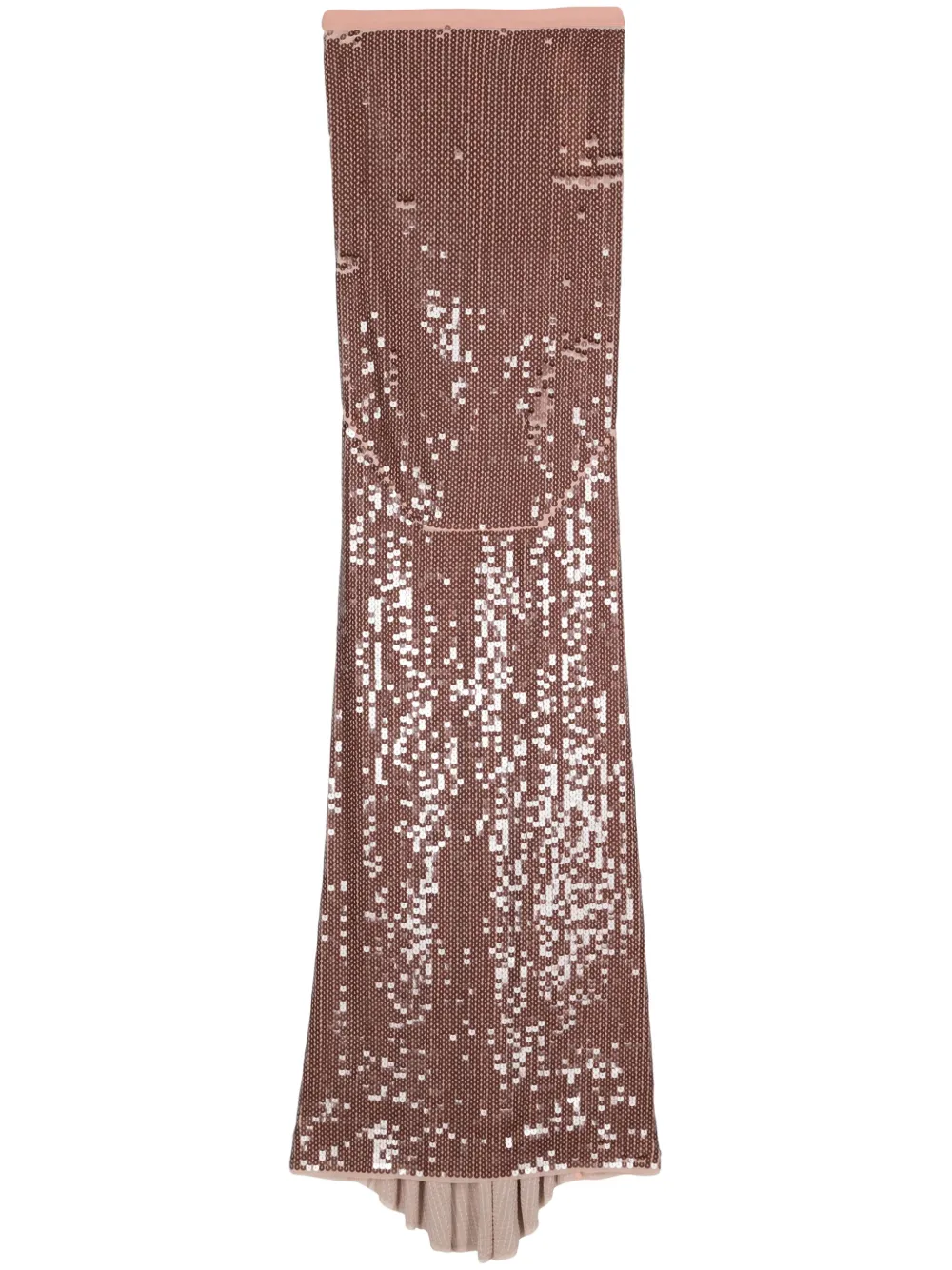 Rick Owens Lilies sequin-design mermaid maxi skirt - Rosa
