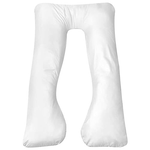 Vidaxl Cuscino Di Gravidanza In Cotone Pp Bianco Sostegno Allattamento Bambino
