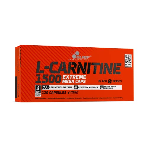 Olimp Sport Nutrition L-Carnitine 1500 Extreme Mega Caps/Mega Capsules 120 Caps