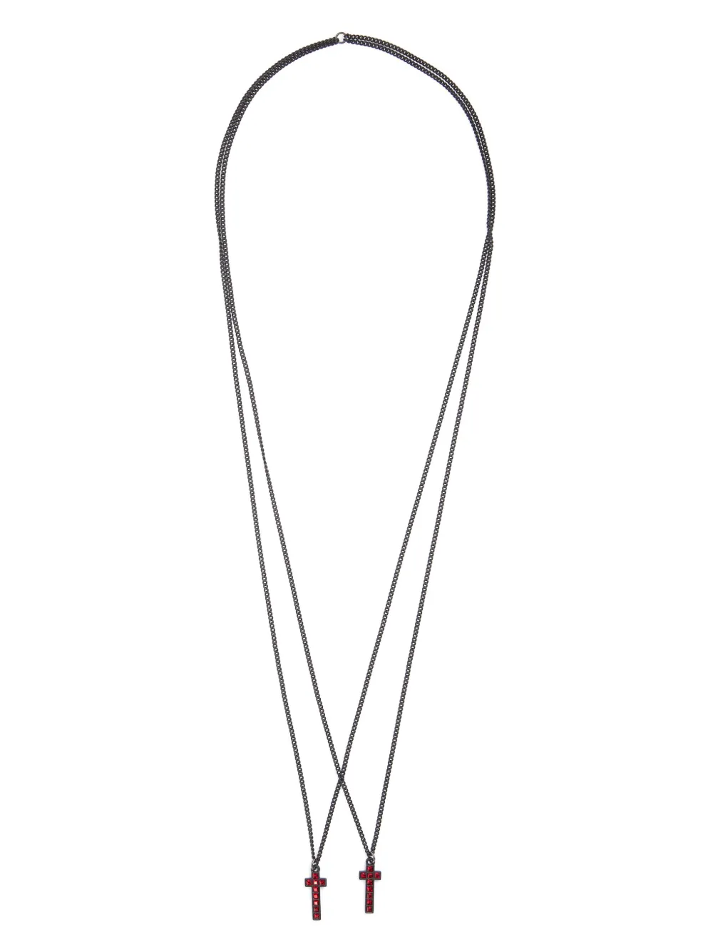 Dsquared2 cross pendant necklace - Nero