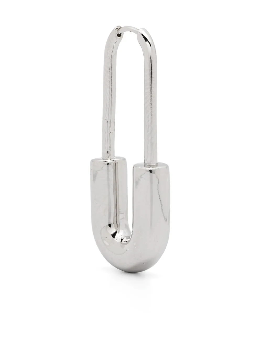 Maria Black White rhodium plated recycled sterling silver Grosse Schoenhauser earring - Argento