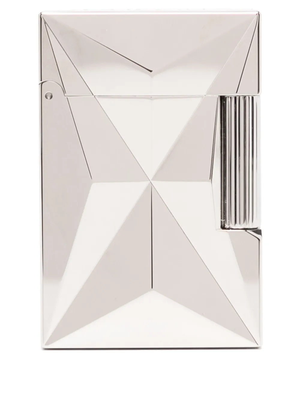 S.T. Dupont logo-engraved lighter - Argento