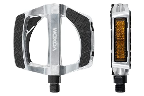 Voxom C330Du, Pedali Piatti Per Mtb, Corpo In Alluminio, Asse Boron Da 7 Mm, Cuscinetti Scorrevoli