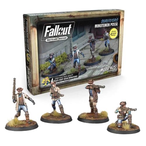 Modiphius Entertainment Fallout Wasteland Warfare Survivors Minutemen Posse