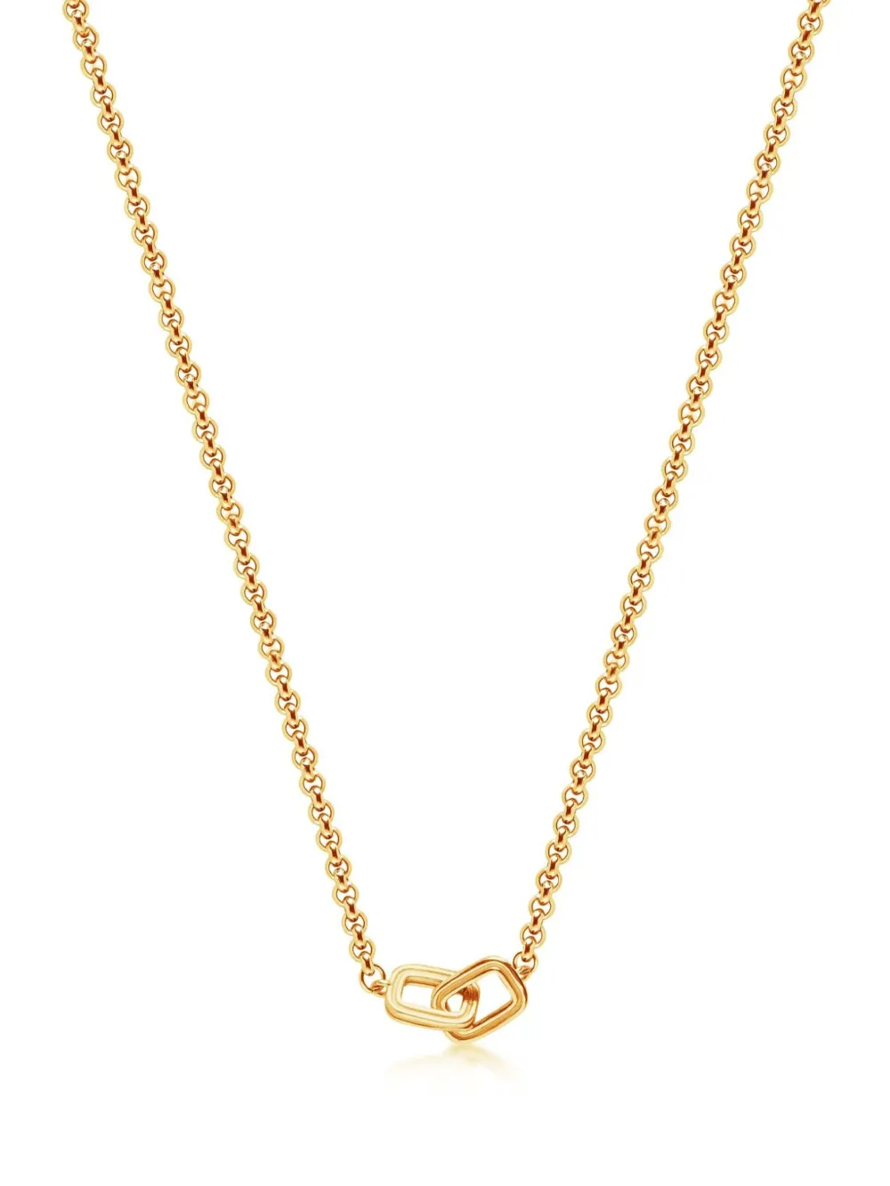 Nialaya Jewelry intertwined gold-plated necklace - Oro