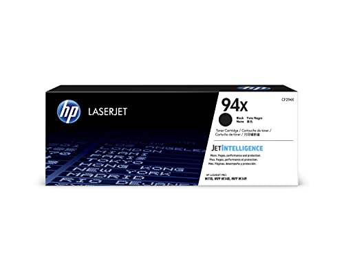 Hp 94X Cf294X, Cartuccia Toner Originale Hp Da 2800 Pagine, Compatibile Con Le Stampanti Hp Laserjet Pro M118, Mfp M148 E Mfp M149, Nero
