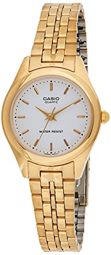 Casio 19361 Ltp-1129N-7A - Orologio Da Donna Al Quarzo, Bianco, Bracciale