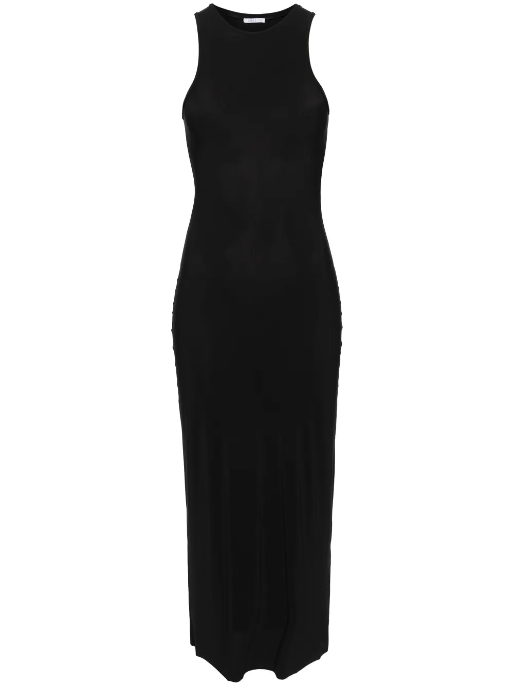 Amazuìn Evie sleeveless maxi dress - Nero