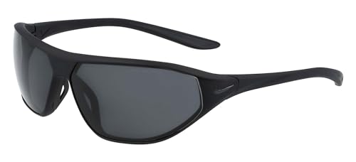 Nike Aero Swift Dq0803 Sunglasses, 010 Matte Black/Dark Grey, 65 Unisex