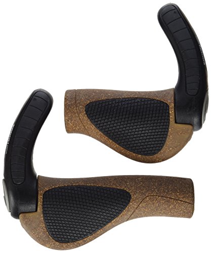 Ergon, Grips Gp3-L Biokork Rohloff/Nexus Unisex Adulto, Marrone, One Size