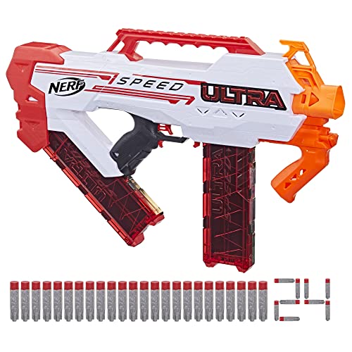 Hasbro Nerf Ultra Speed, Blaster Completamente Motorizzato, 24 Dardi Nerf Accustrike Ultra, Compatibile Solamente Con Dardi Nerf Ultra, Multi, F4929