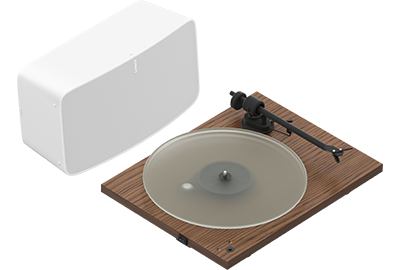 Sonos Kit Con Giradischi - Noce