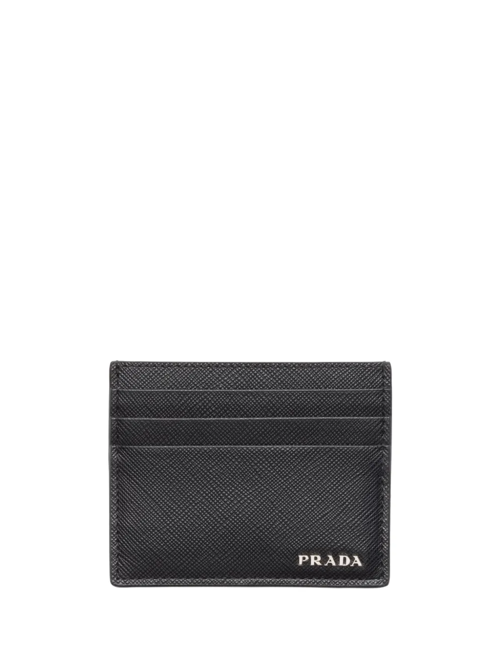 Prada Saffiano leather cardholder - Nero
