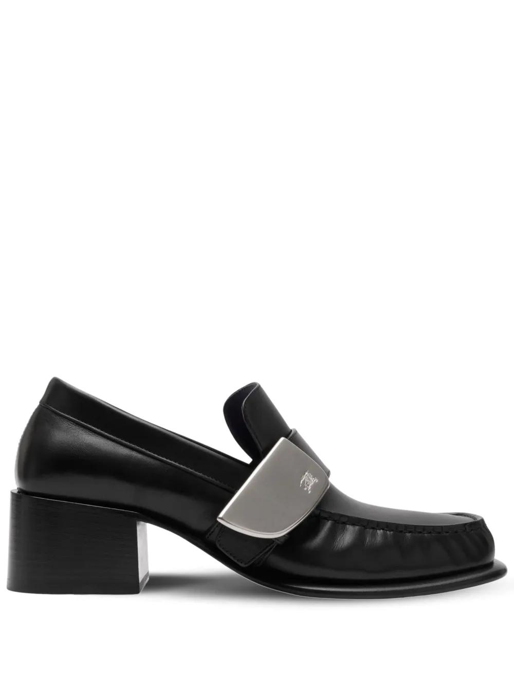 Burberry London Shield leather loafers - Nero