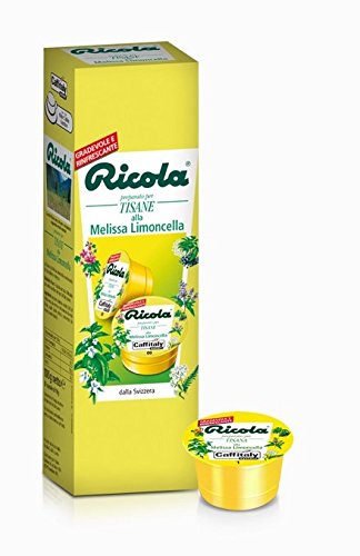 80 Capsule Caffitaly System Ricola Tisana Melissa Limoncella Limone