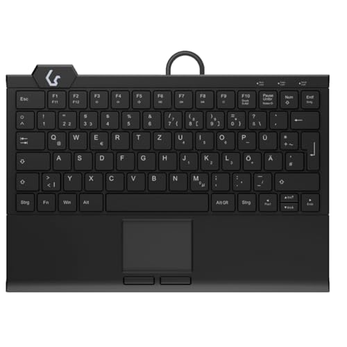 Keysonic Ksk-5210Elu (De) (60948) Con Cavo • Usb • Interruttore Chiave A Membrana • Qwertz • Led • Nero