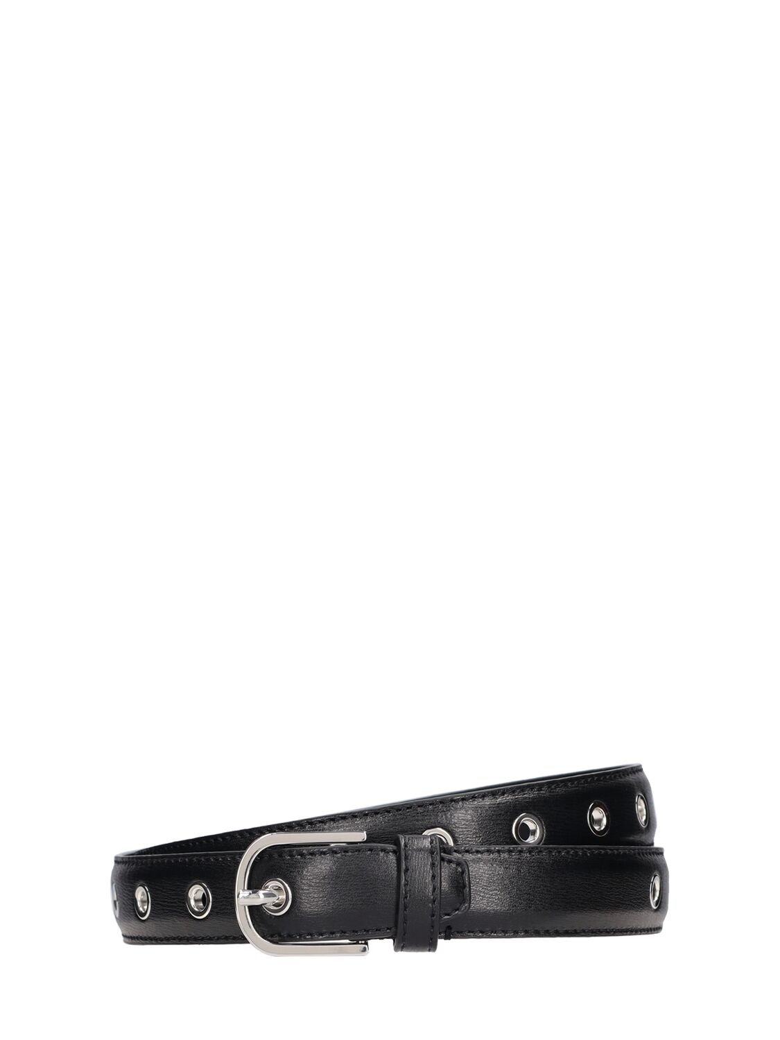 Eyelet Leather Belt