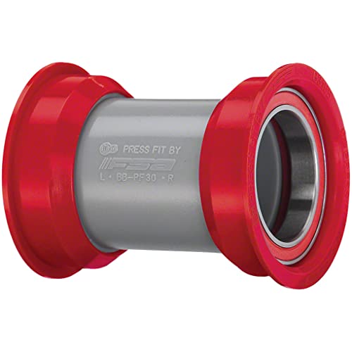 Fsa, Mov Centr Pf30 Corsa Ceramic B Unisex Adulto, Noir/Rouge, Unica