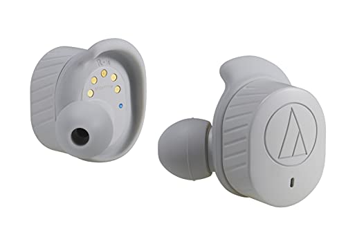 Audio Technica (Ath-Sport7Twgy True Wireless Sports Earbuds (Grey)
